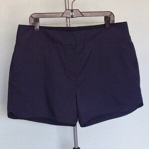 PUMA Bahama Women's 4" Golf Shorts - Navy Blue Performance Stretch - Size XL